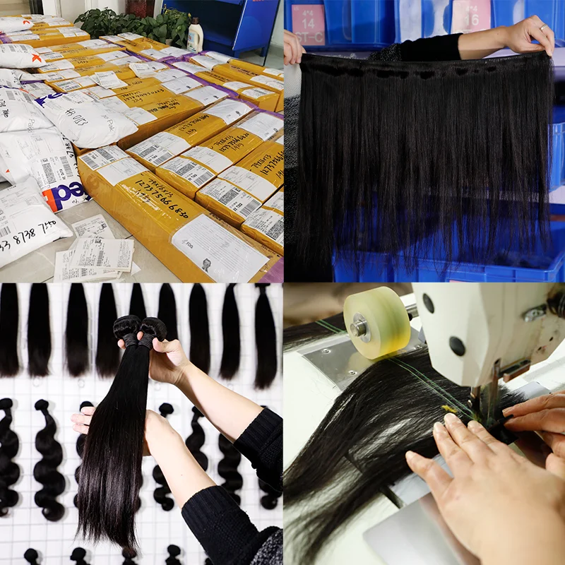 Hair Bundle Raw Virgin Cuticle Aligned Hair,Human Hair Weave Bundle, Mink Virgin Brazilian Hair Vendor