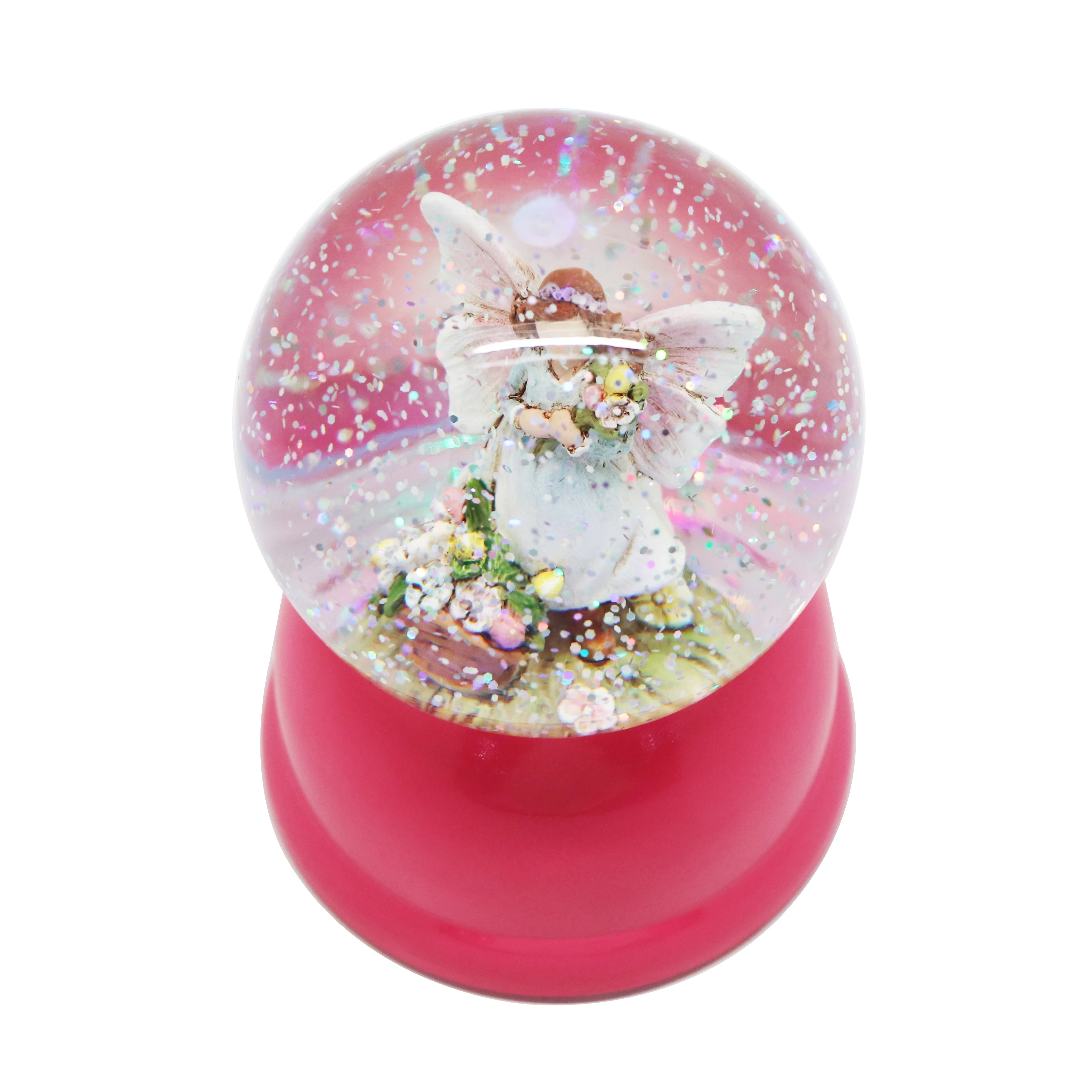 Custom Plastic Decoration Led Lantern Popular Give A Little Girl Or Girlfriend Crystal Ball Fairy Snow Globe