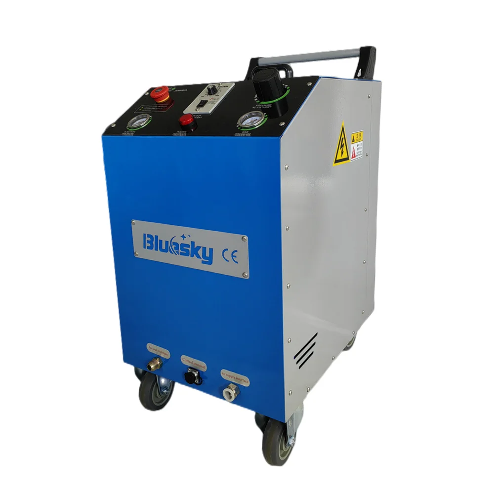 High Efficiency Metal Surface Dry Ice Blasting Portable Descaling Cleaning Machine
