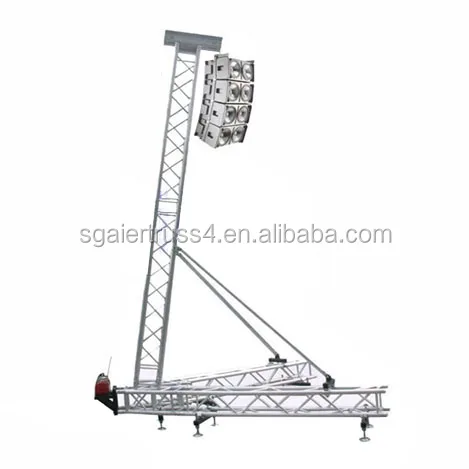 Sgaier Aluminum Alloy Adjust Surround Sound Speaker Floor Stand Universal Surround Sound Speaker Stand For Outdoor Concert