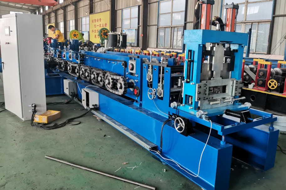Hot Sale Metal Steel Strip CZ Purlin Interchangeable Roll Forming Machine metal CZ roof wall panel roll forming machine