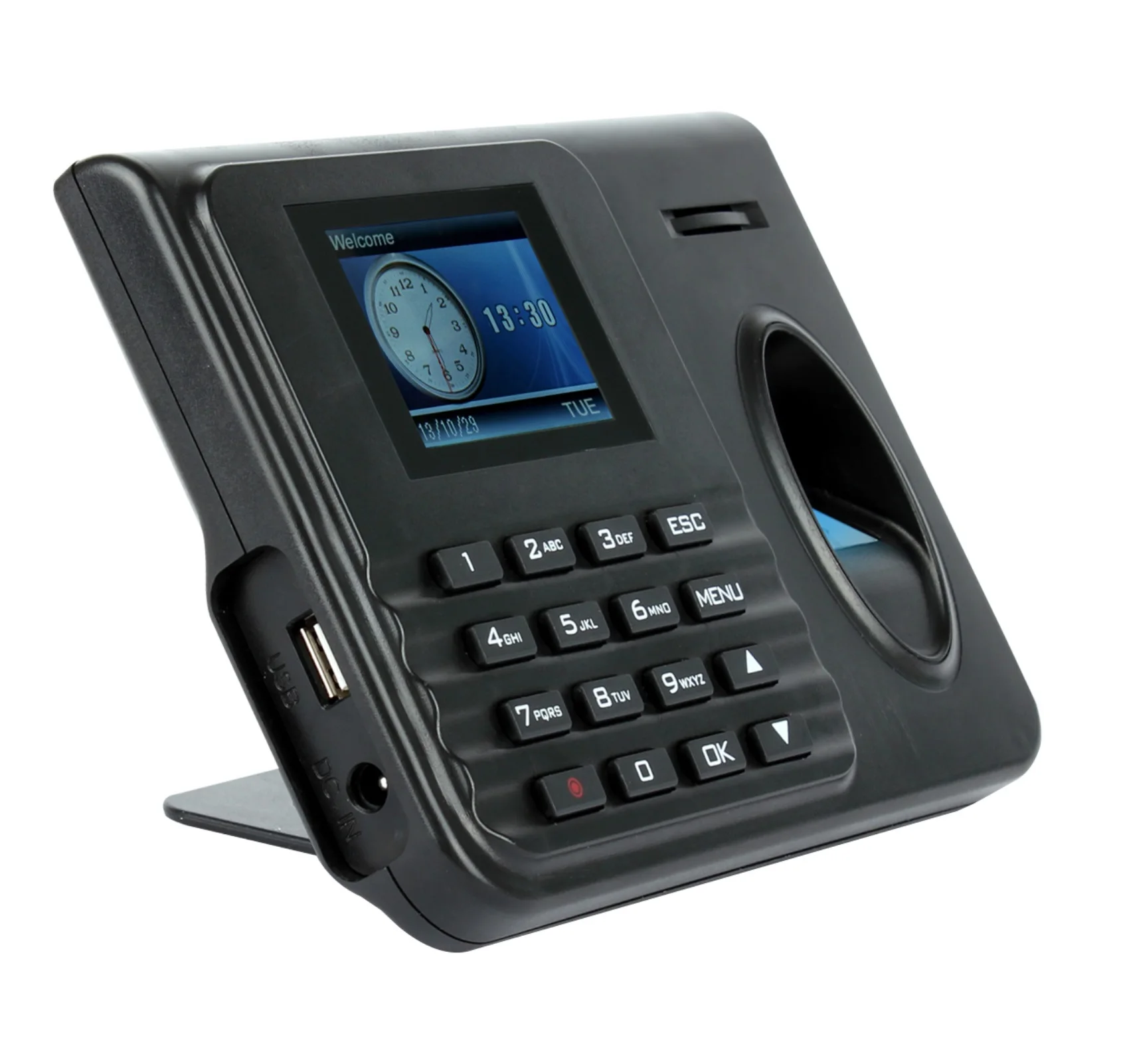 USB Pen Drive Excel Download Biometric Fingerprint Time Attendance Clock machine for time recording employee attendance