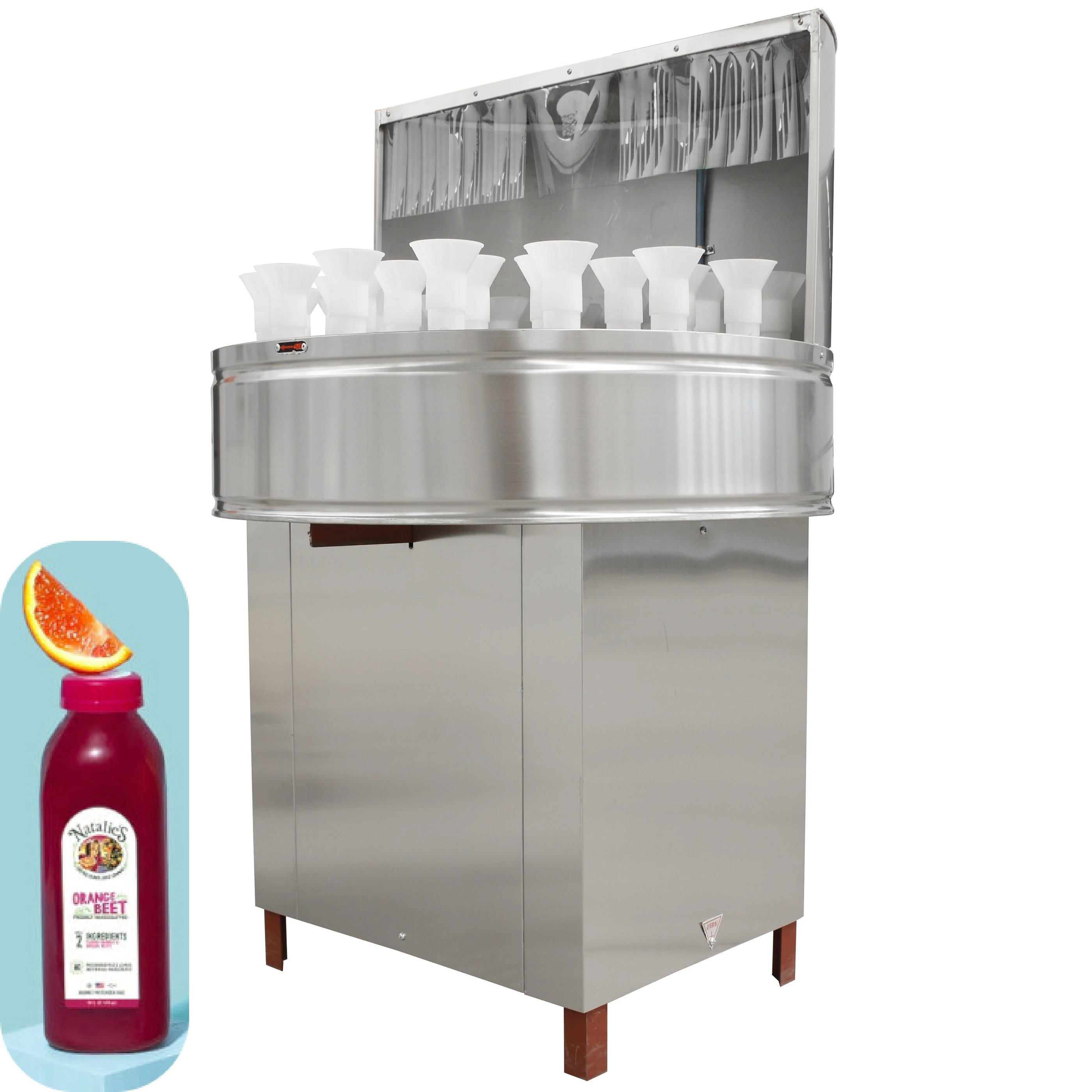 Professional Manufacturer Stainless Steel Bottle Washing Machine for round square bottle