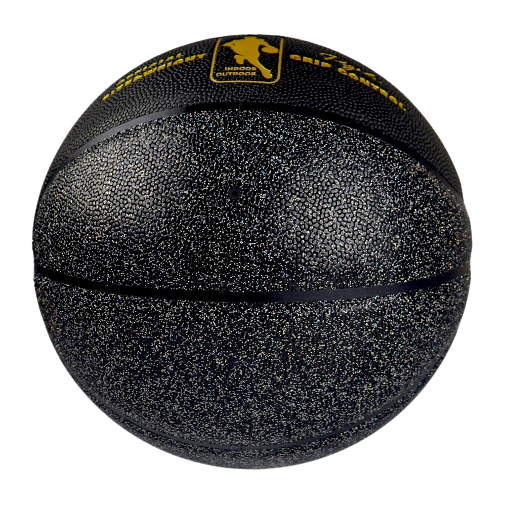Custom Basketball with Your Logo Size 7 Pearly black PU Indoor Outdoor For Training