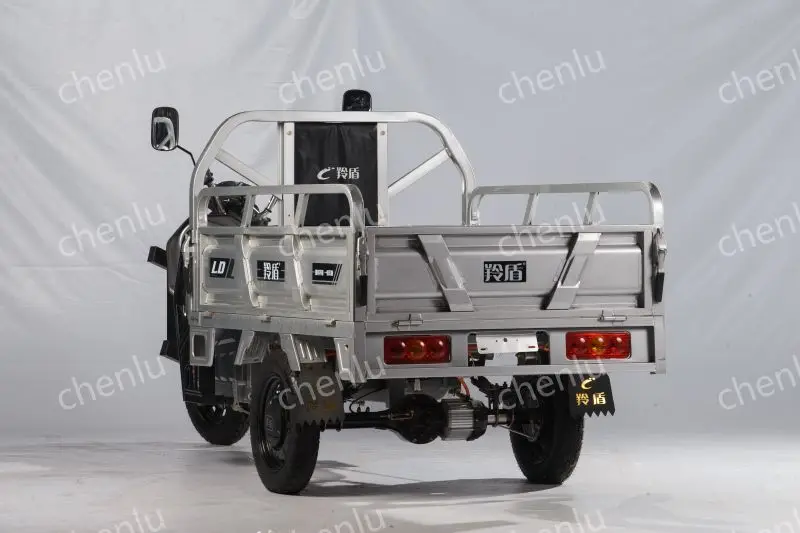 CL Hot Design Electric Cargo Tricycle Blue White Gray EEC Certification Three-Wheel Motor Trike 48v Open Body OEM Customization
