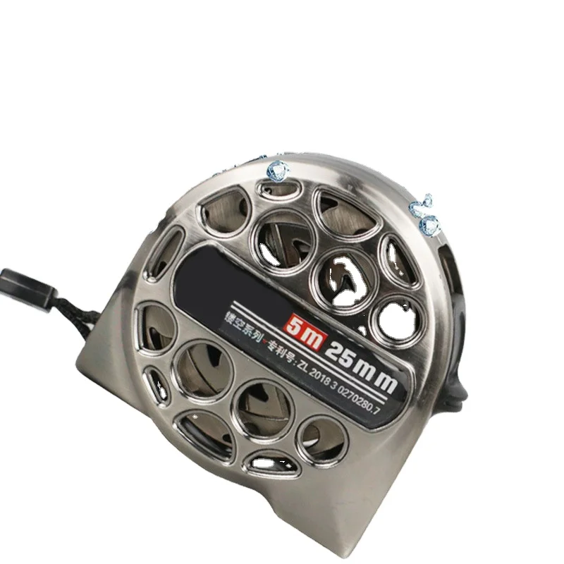 Heavy duty metal Anti-corrosion Woodworking Custom logo metric retract stainless steel waterproof measuring tape