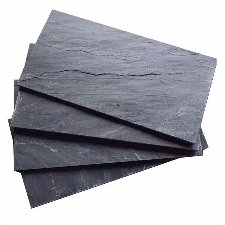 Chinese wholesaler black slate rock paving floor tile Wall veneer
