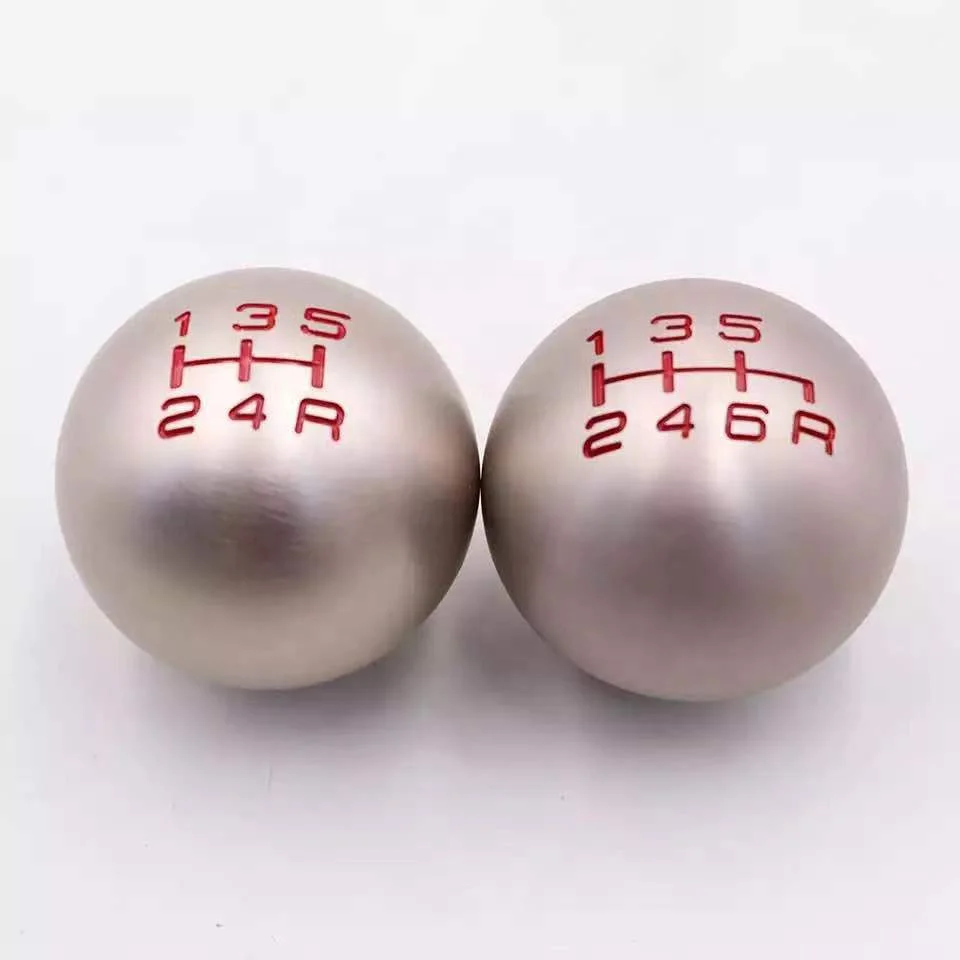 JDMotorsport88 Car Interior Accessories 5 Speed 6 Speed Ball Aluminum JDM Racing Gear Shift Knobs for Honda Civic FD2