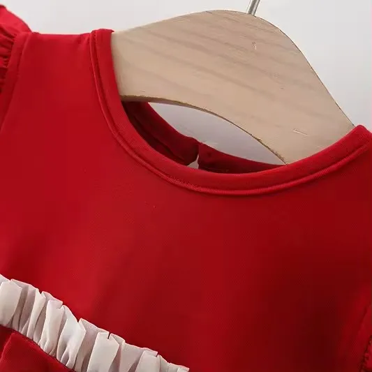 New Korean Summer Sleeveless Mesh Princess Dress Solid Sweet Girls Dress