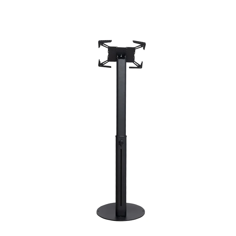 Height adjustable kiosk Social Media Sharing Stand for Ipad pro a 7 inches Tablet Stand