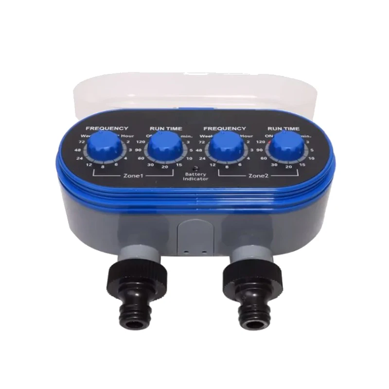 2 Outlet Zone Weather Resistant Automatic Garden Watering Timer Controller Digital Garden Water Tap Timer Irrigation Controller