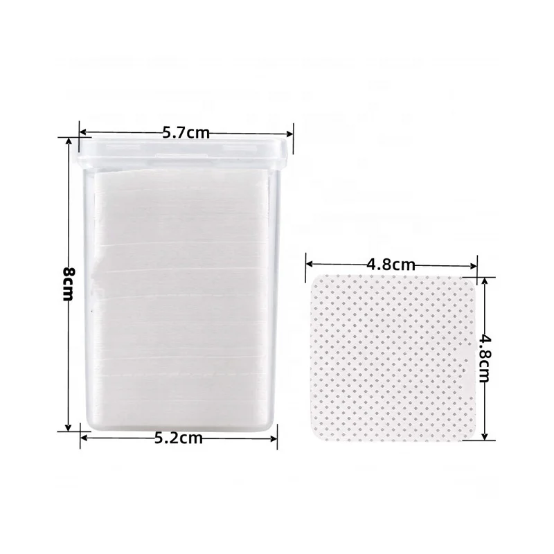Eyelash accessories tools makeup removal cosmetic pad facial cotton pad lash adhesive glue nozzle cleaning wipe pad