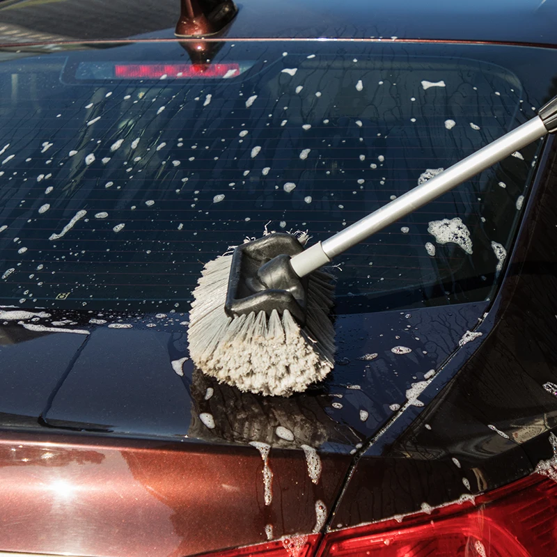 Boomjoy Microfiber Cleaning Cloth Wash Mitt Duster Squeegee Tire Brush Car Detailing Cleaning Kit