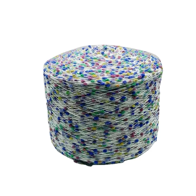 4Nm Ping-Pong Yarn Nylon & Polyester Fancy Yarn Customized Color Fancy Yarn