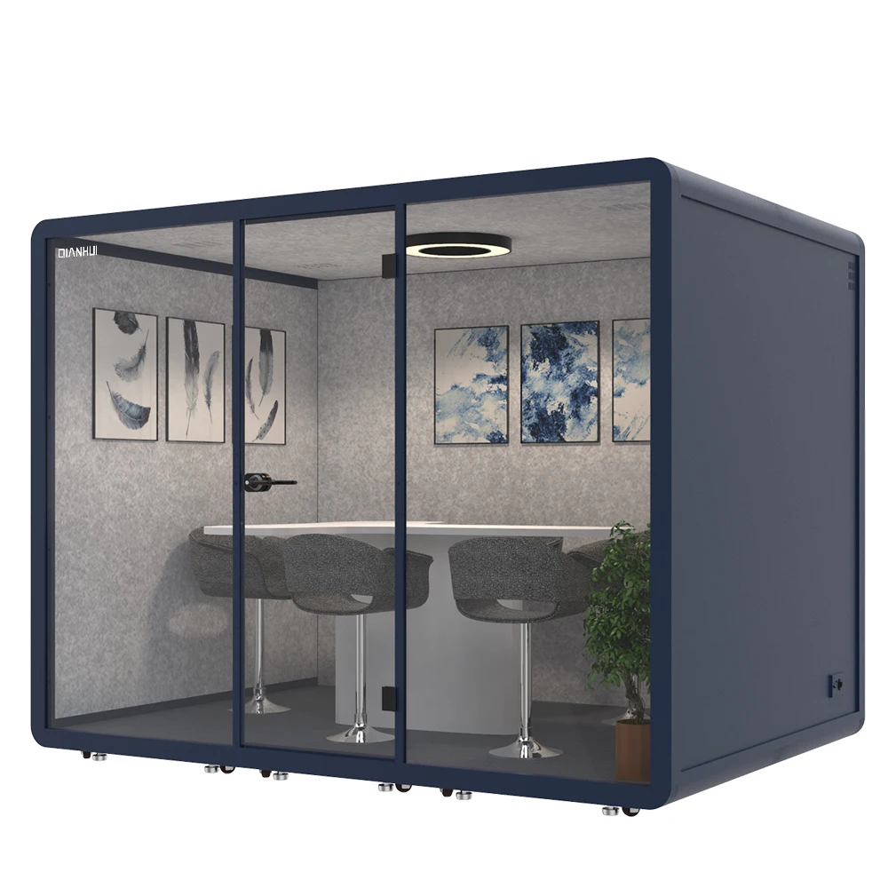 eco-friendly phone booth soundproof gymnastic booth with air circulation system and 4000k natural light