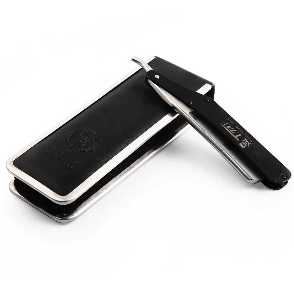 Japan Steel Classic Straight Razor Barber Men Shaving Folding Knife Kapper Salon Razors Titan Manual Shaver Hairdresser