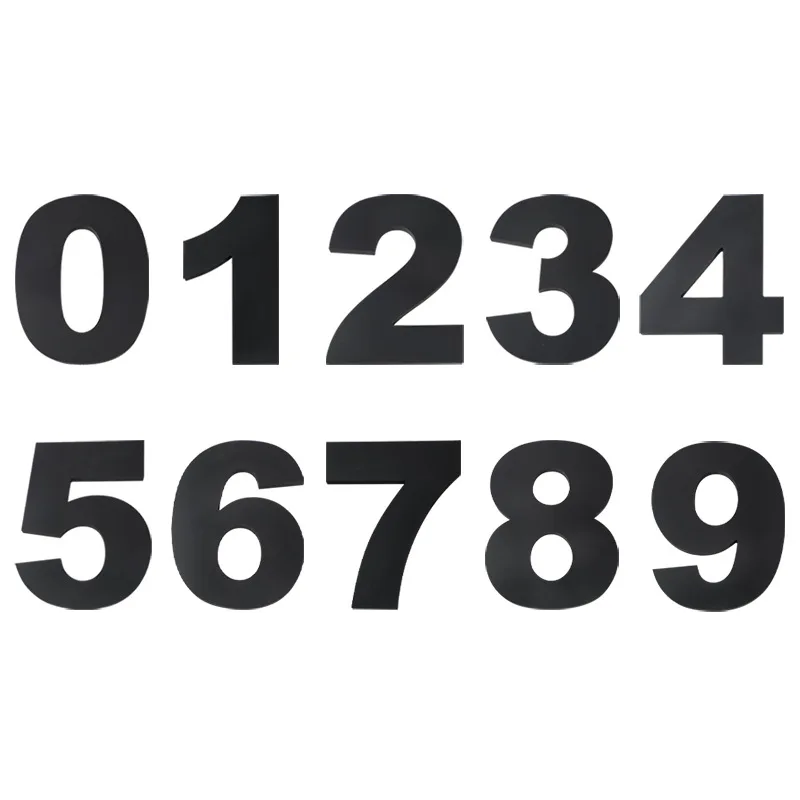 Acrylic digital house number 20cm digital housing community villa building number unit sign