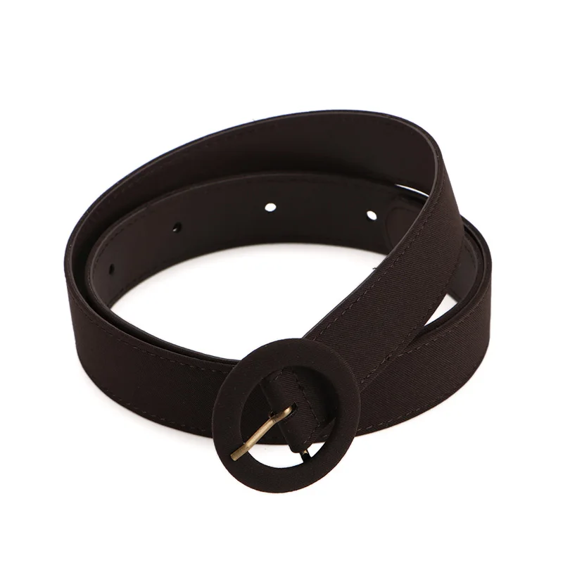 2022 Iron sheet belt buckle women luxury hand made leather belt