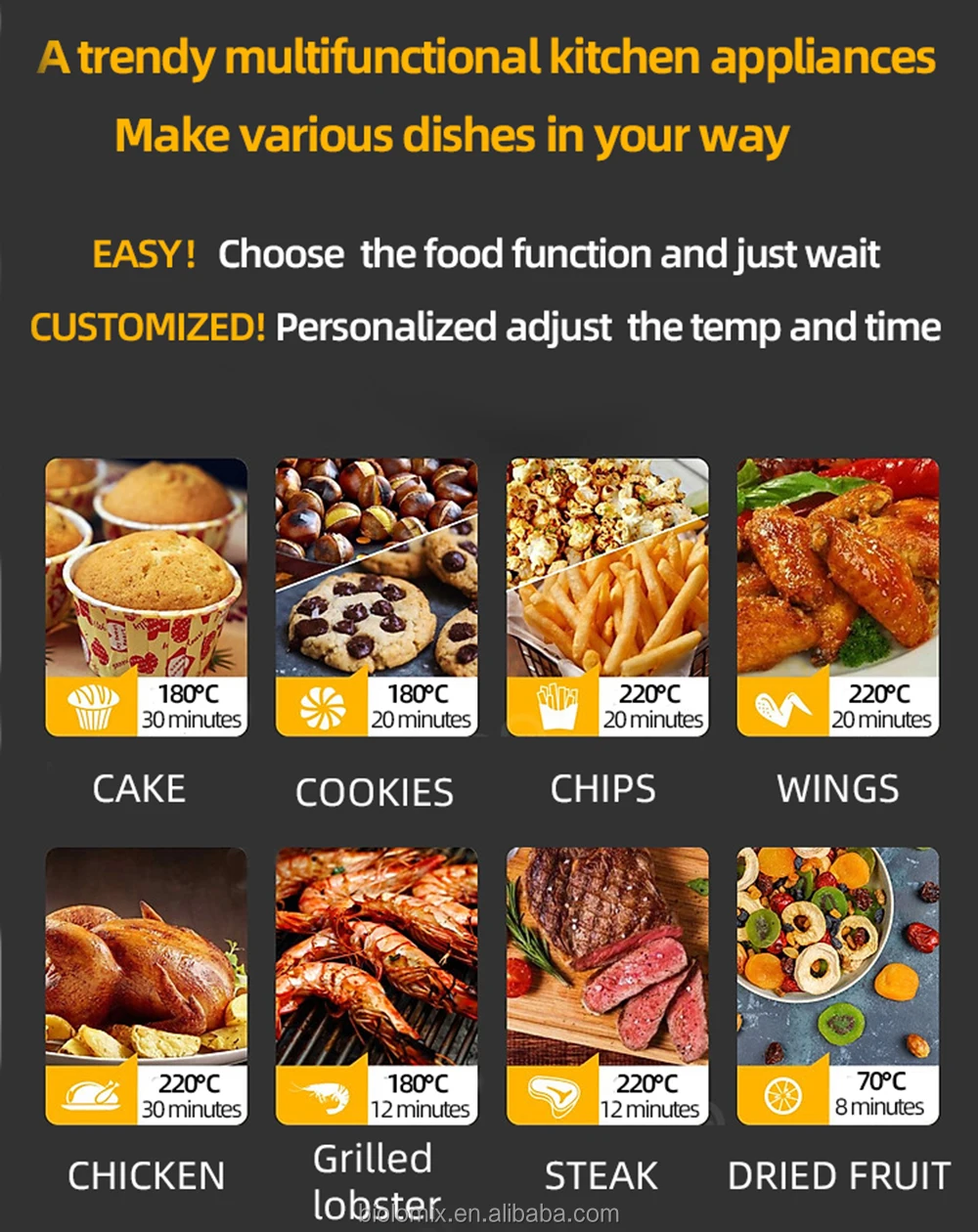 Мощный новейший цифровой тостер для жарки двойной серебристый 15 литров большая конвекционная печь без масла гриль фритюрница духовка распродажа