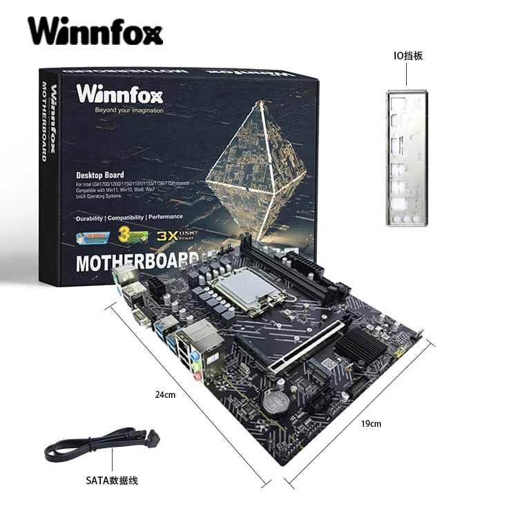 Материнская плата B660 LGA 1700 M-ATX DDR4 новая B660M4 материнская для