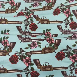 Hot sell NO MOQ High Quality Digital Printing Bamboo Cotton French Terry Fabric for baby clothes