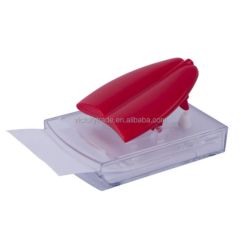 V-GF211221-3 оптовая продажа пластиковых легких форма всплывающих автоматический записная книжка с диспенсер для