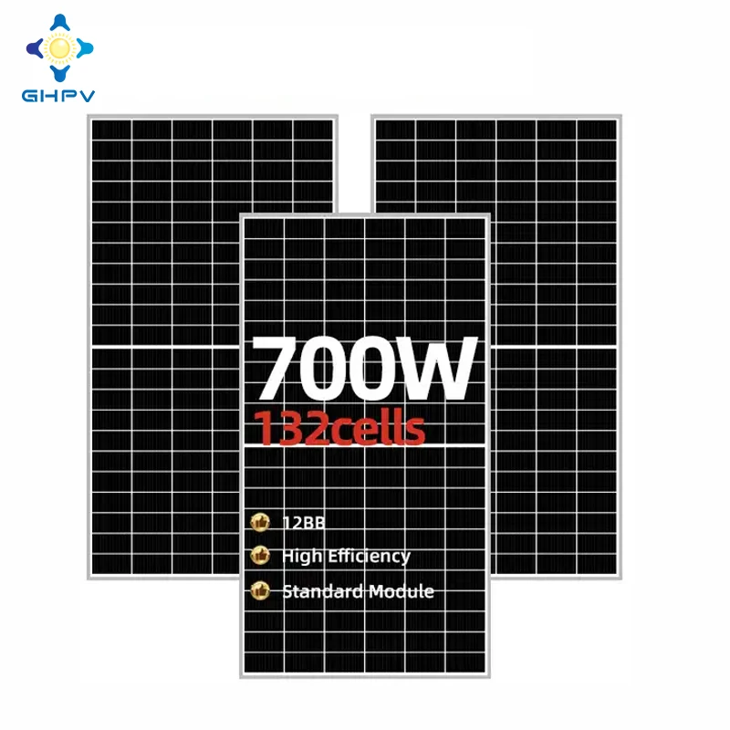 Chinese factory 700w solar panel price with 25 years warranty for sale