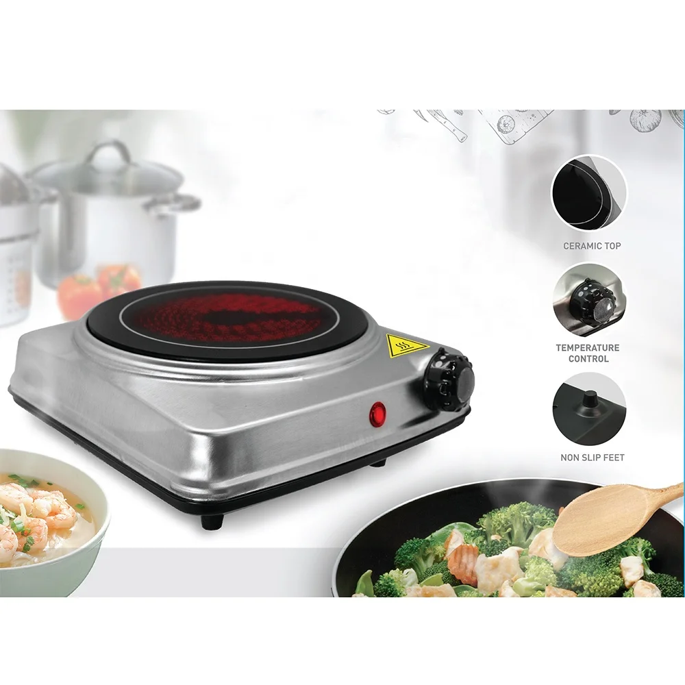 Wholesale portable single white electric induction hob 90cm household infrared ceramic cooker stove for home use