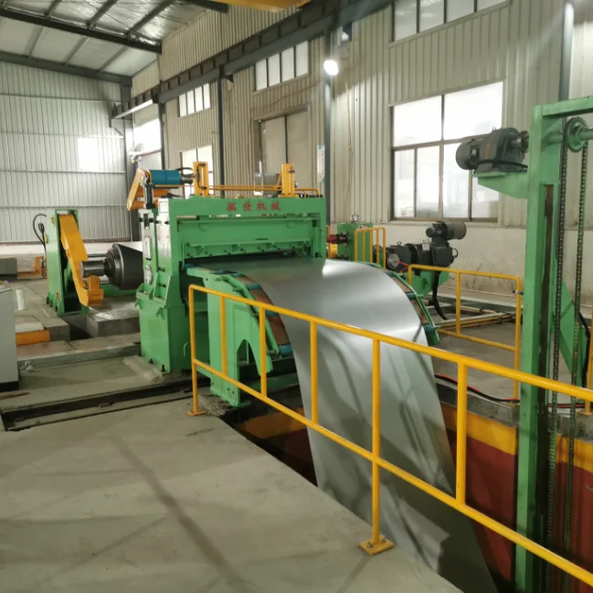 High Level GI Steel Coil 5 Roller Tension Station CR HR Steel Coil Shearing Slitter Machine Manufacturers
