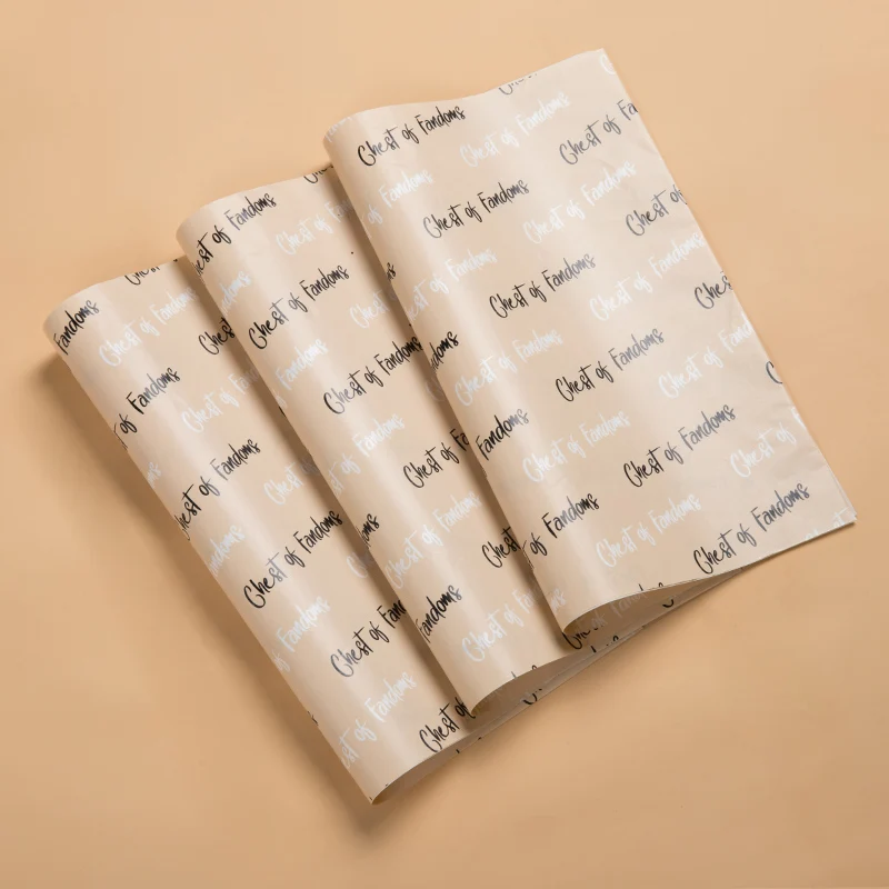 Waterproof Pink Packaging Tissue Paper/Custom Printed Logo Gift Tissue Paper/Silk Wrapping Papers for Christmas Gift