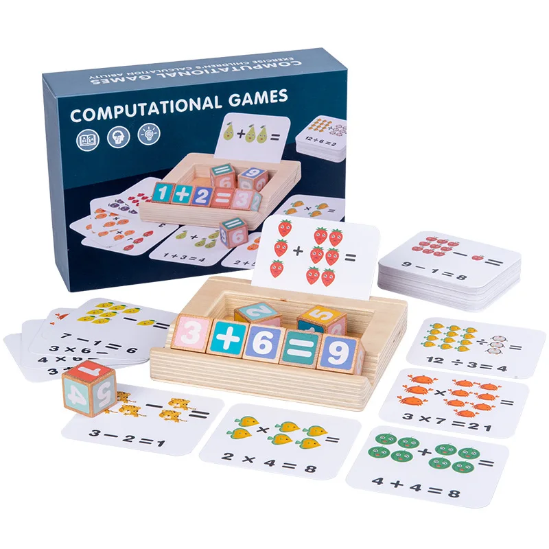 Arithmetic Learning Game Montessori Early Learning Educational Gift Toys For Kids Boys Girls Birthday
