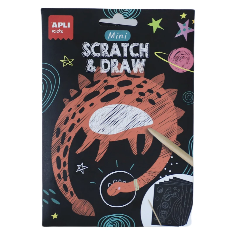 Scratch art for kids /kids paper scratch cards scratch art book kids educational toys