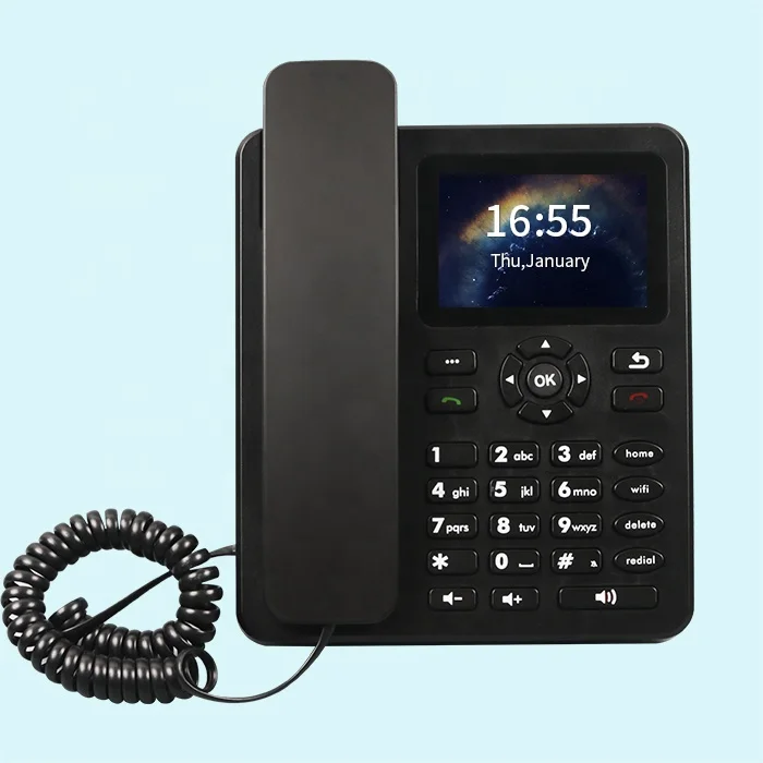 3.5 inch SIP Phone for High-end enterprise Business Wireless Phone SIP Lines IP for Home Office VOIP Telephone