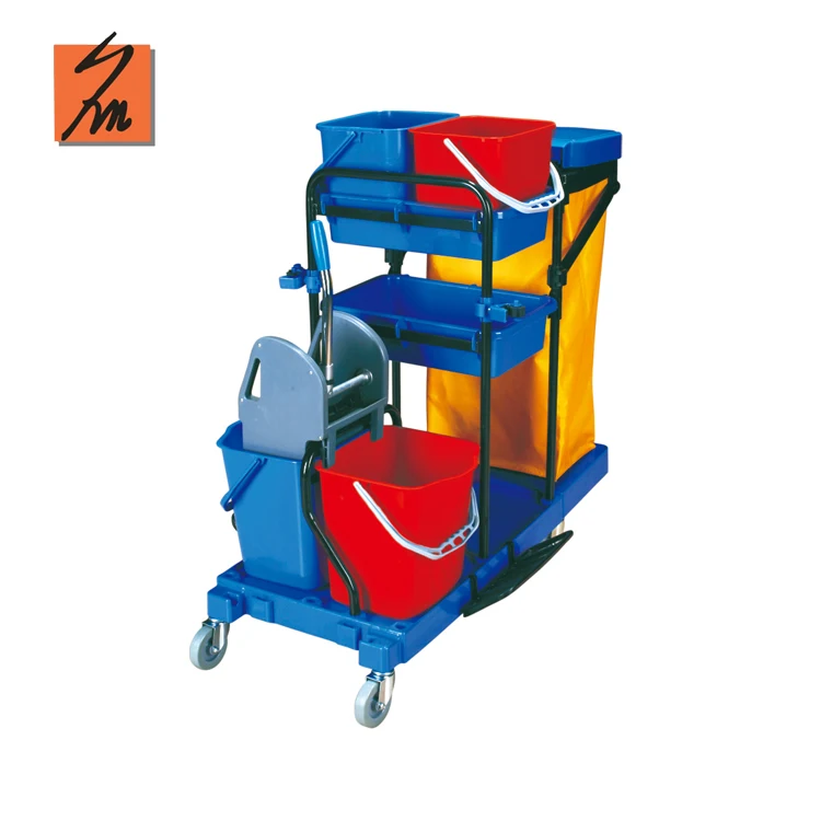 Y1518 Multifunctional Cleaning Cart,Janitor Cart