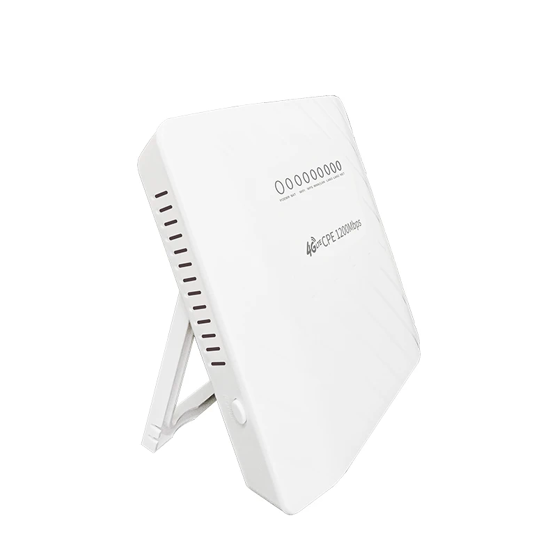 100 пользователей онлайн OpenWRT двухдиапазонный Wi-Fi 2,4 и 5 ГГц дл 300 Мбит/с Cat6 4G LTE Enterprice Промышленный маршрутизатор CPE WiFi 1200 м 4 * RJ45 порты