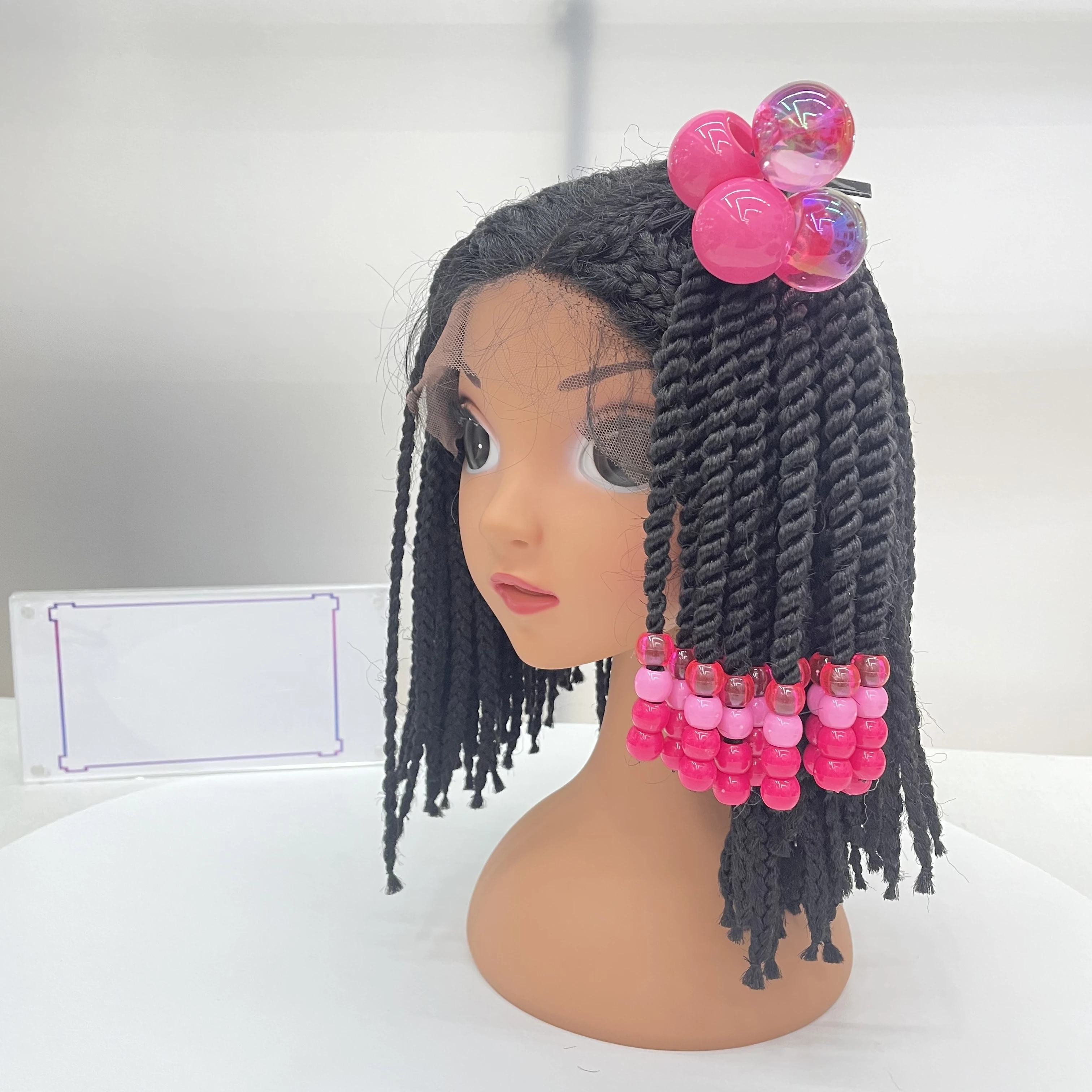 Vivian hair ponies for girls hair bow glitter shinny shining glow in dark night luminous fluorescent hair accesories- for girls