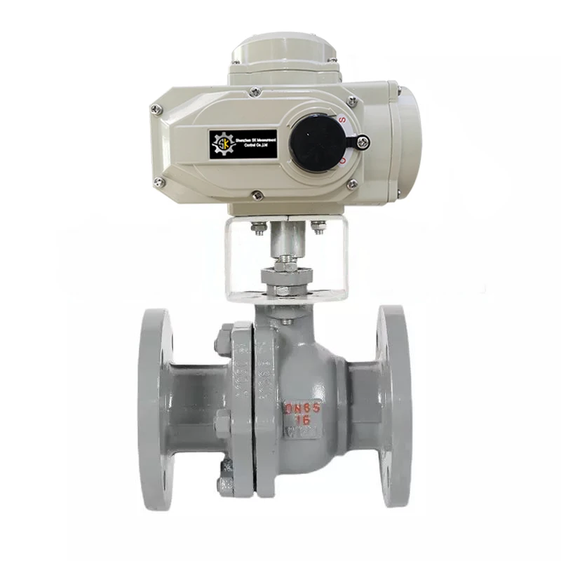 ANSI Class 150 Flange carbon steel WCB Motorized Electric Ball Valve ON/OFF Type shut-off ball valve