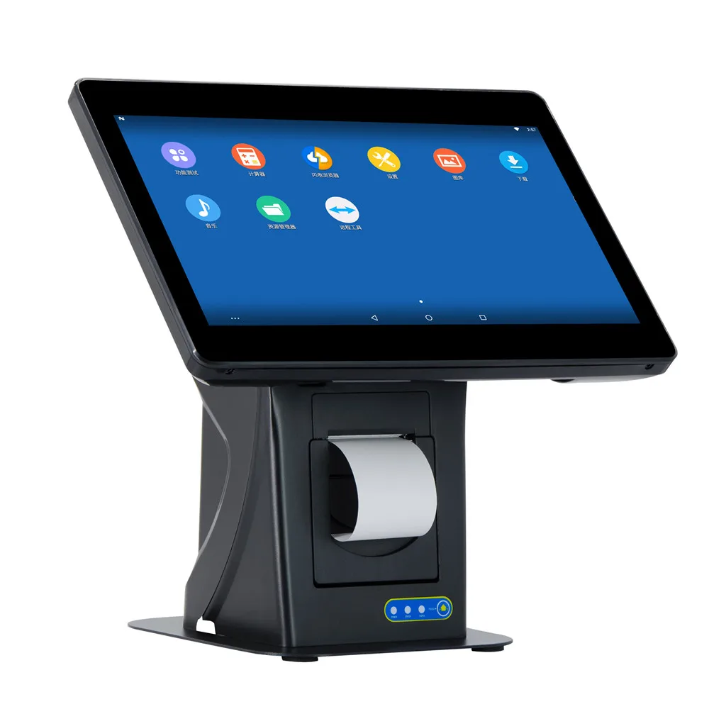 FJY-F4 14 Inch Touch Pos Payment Machine Built-in Printer/Scanner All in One PC Cashier Machine Pos Systems