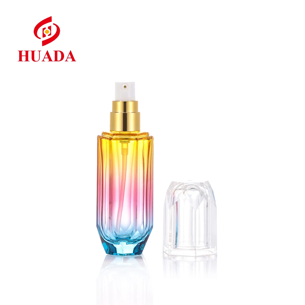 china wholesale glass1skincare bottles skincare packing bottle set glass ABS bottle cap blendiglass sngskincar pump s