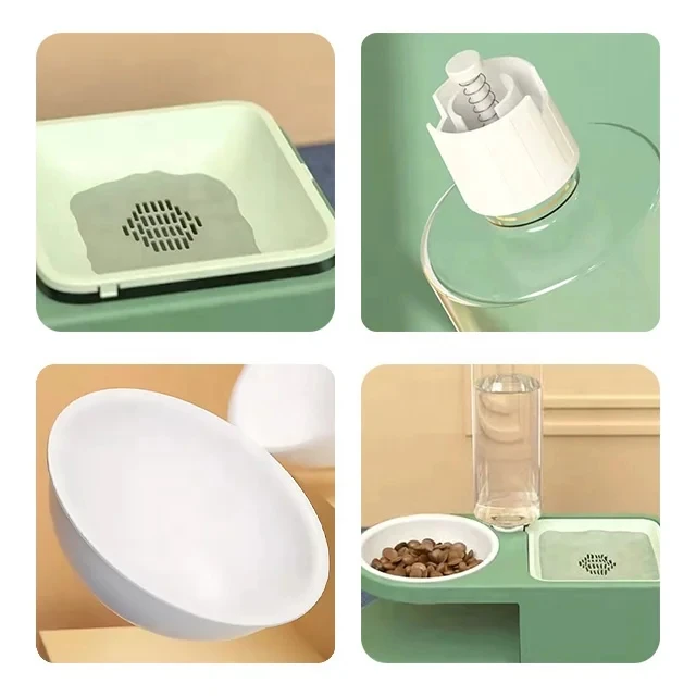 [Handy-Age]-Oem Odm Factory Direct Supply Round Pet Food Drinking Bowl Dog Feeding Bowl Raised Food And Water Feeder