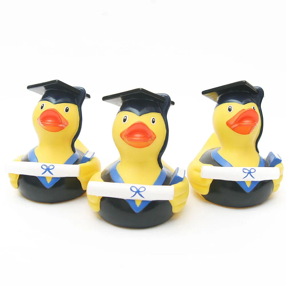 Promotional ECO friendly PVC floating rubber duck logo rubber duck
