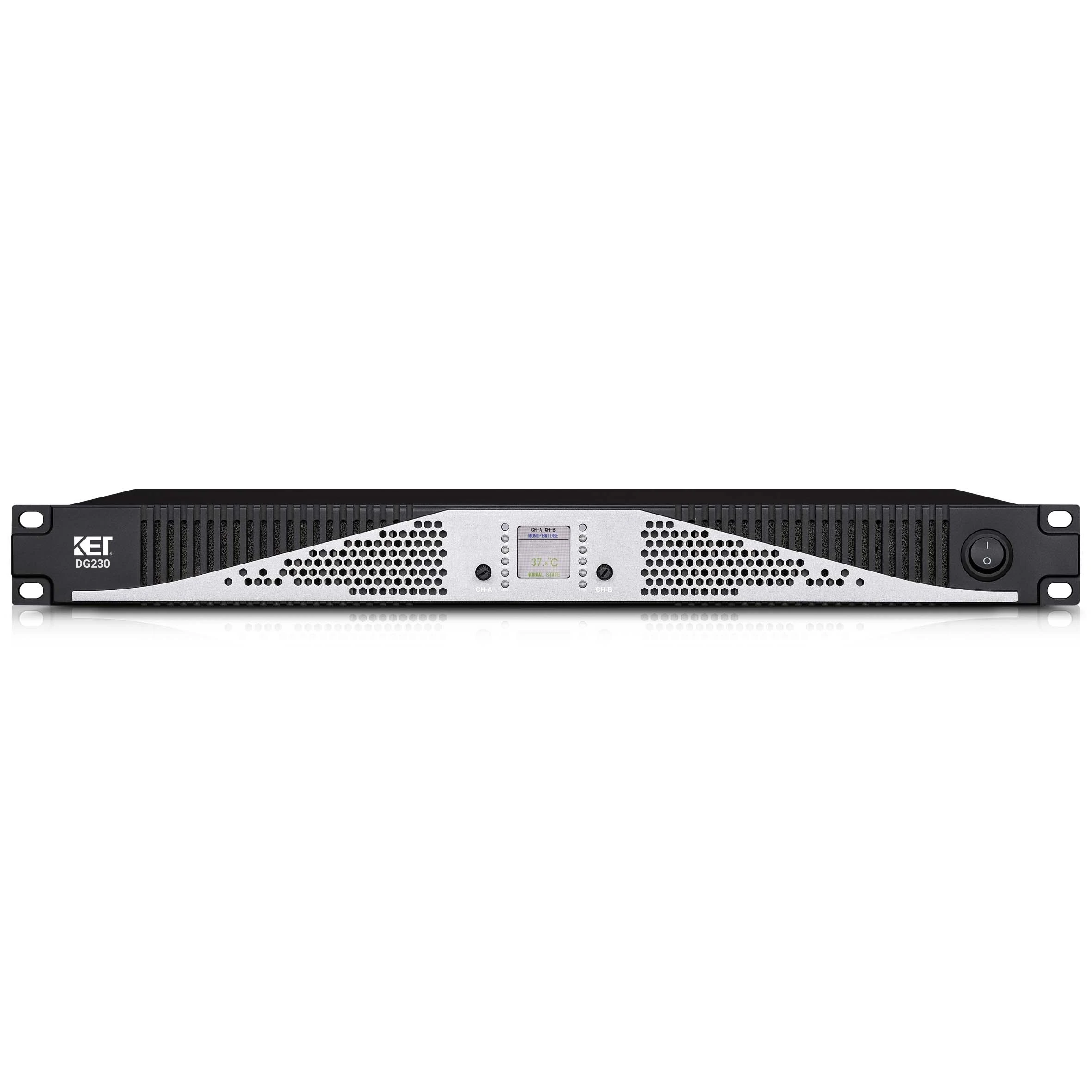 Усилитель мощности KET DG230 3000 Вт двухканальный усилитель из нитрида галлия для профессионального сценического усилителя