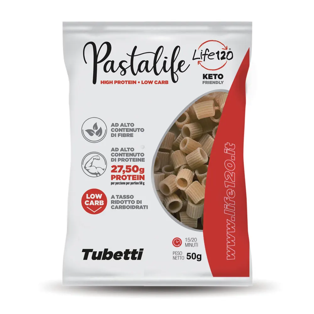 Nutritious Tubetti 50g Pasta - Low-Carb, High-Protein, Ideal For Weight Loss - Tasty & Healthy Italian Classic