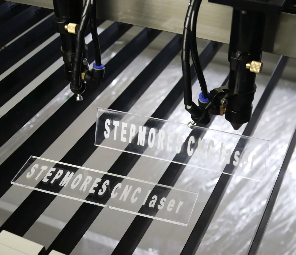 1612 double heads laser cutting machine cnc co2 80w 100w cheap 1600x1200 laser engraving cutting machine