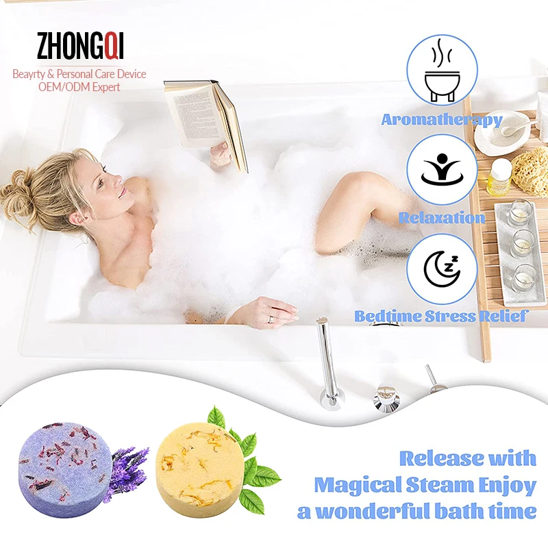 Оптовая продажа расслабляющий аппарат для снятия стресса лаванда роза органическое масло паровальный набор ароматерапии душевой пар