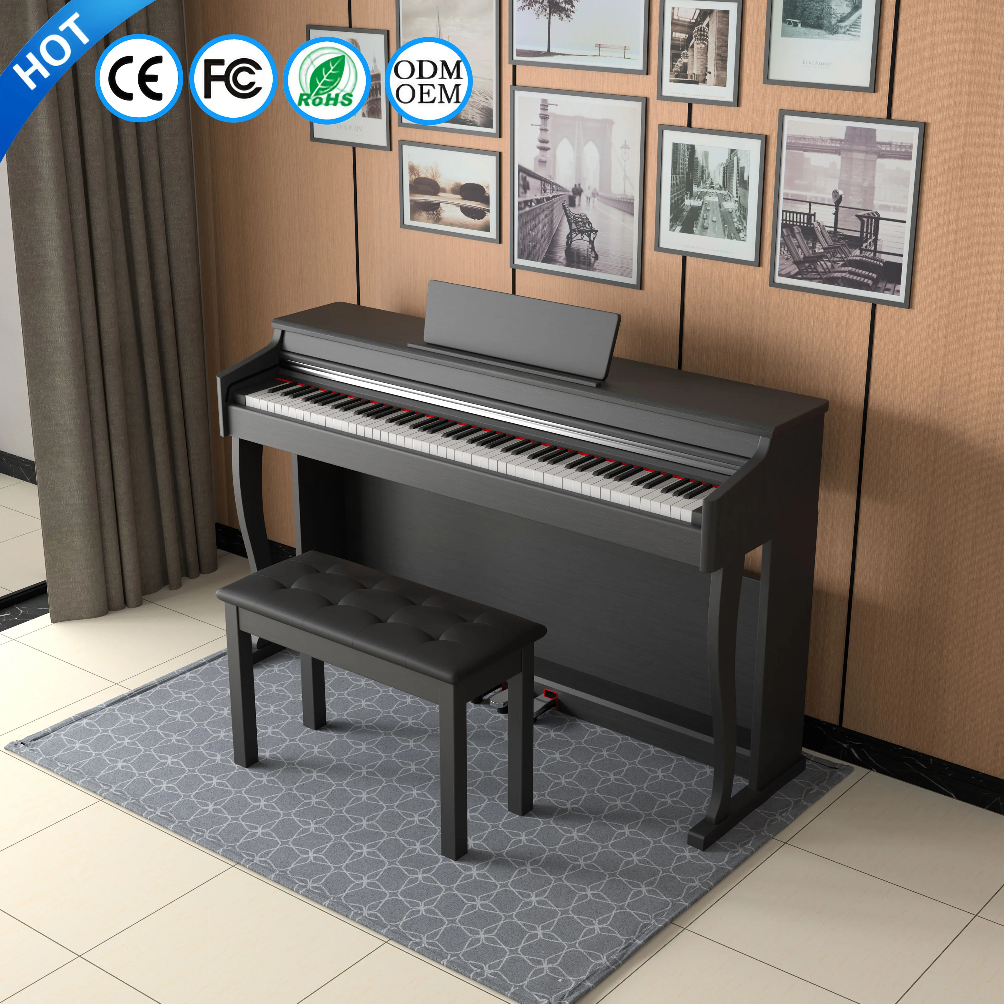 BLANTH piano digital electronic piano digital profissional weighted keyboard piano