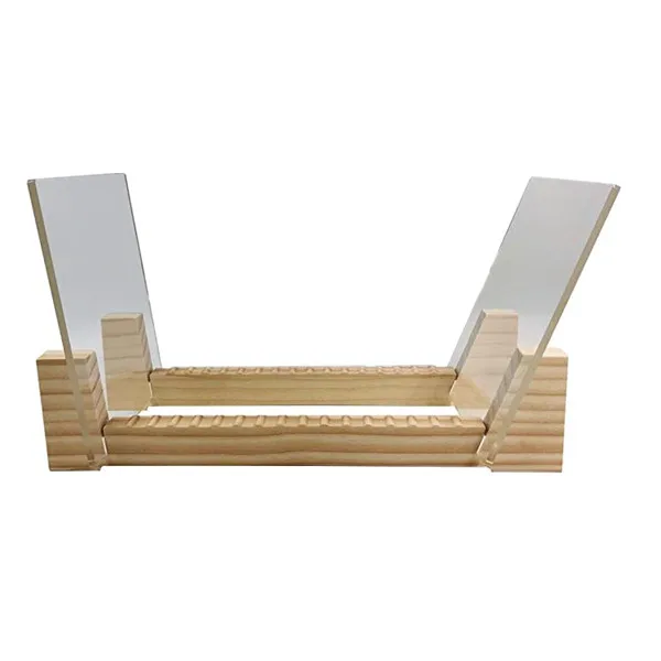 Record Storage Holder CD Store Display Rack Wood Vinyl Solid Durable Holding Appliance All-season