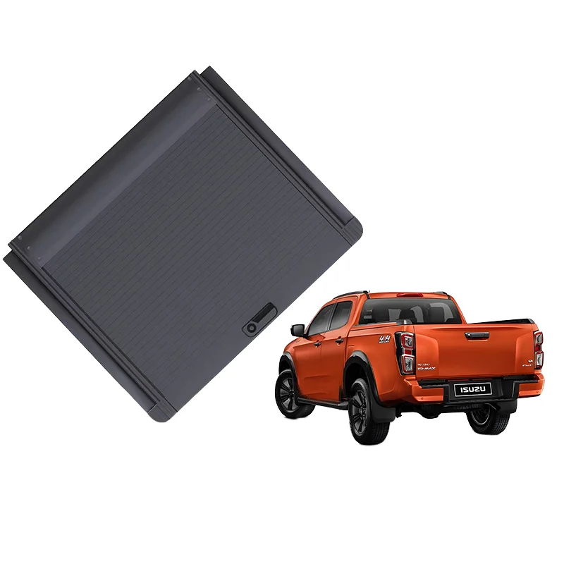 GRANDTEC Manufacture 4x4 Pickup Tonneau Cover Retractable Anti-theft Manual Roller Shutter Cover For ISUZU D-max 2020+
