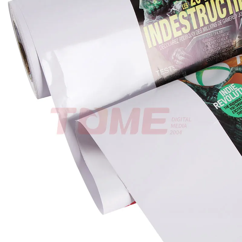 OLFA EJET glossy matte 120gsm 140gsm 160gsm  PVC self adhesive vinyl sticker rolls for printing