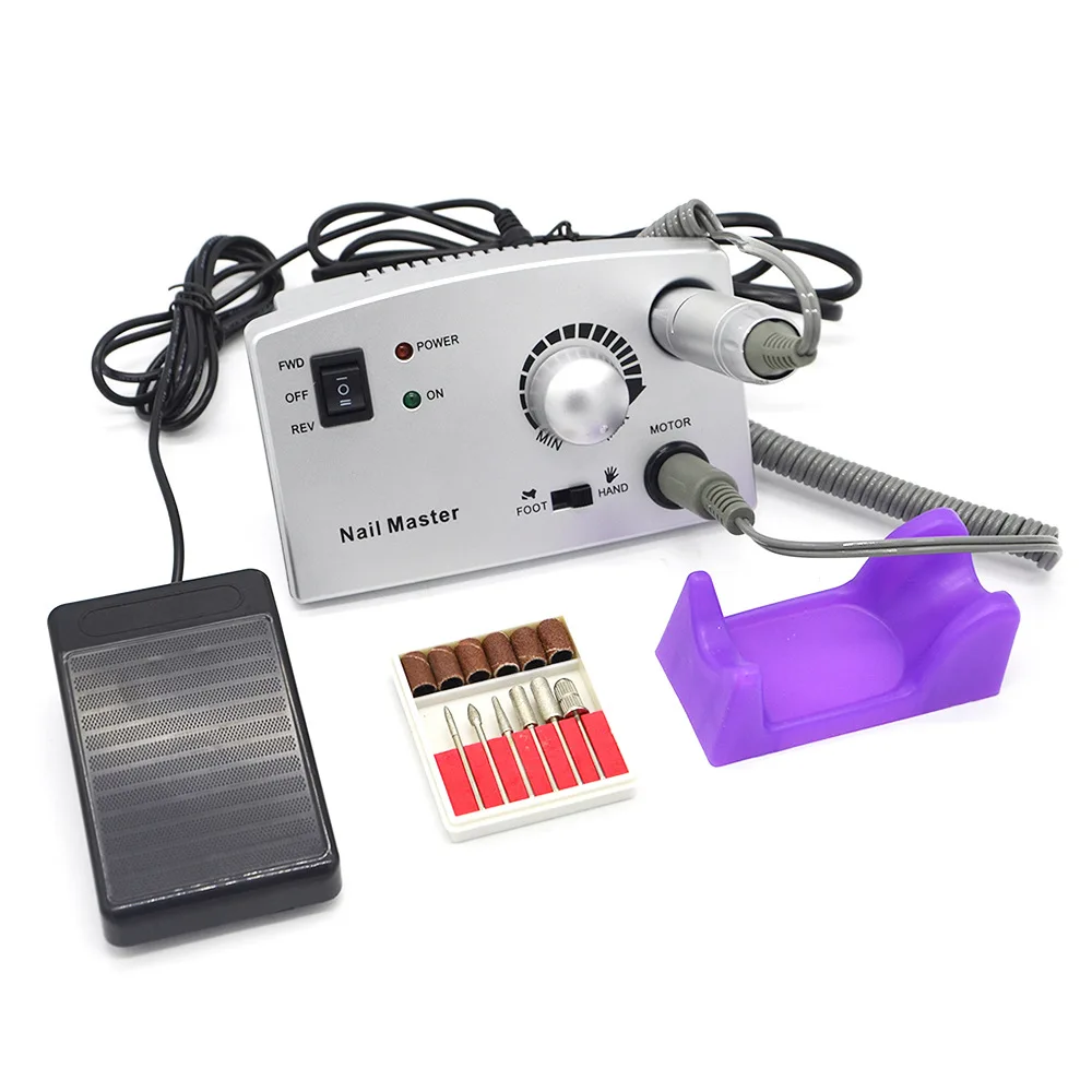 30000RPM  Acrylic Electric Nail Drill File Pedicure Manicure Machine Drill Bits Kit Set with Sanding Bands Accessories